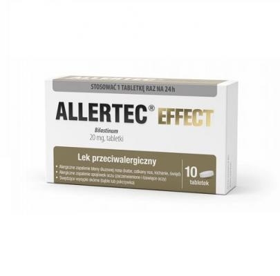 Allertec Effect 20 mg 10 tabl. tabl. 20 mg 10 tabl.