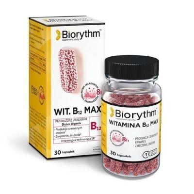 Biorythm Witamina B12 Max 30 kaps. Stada