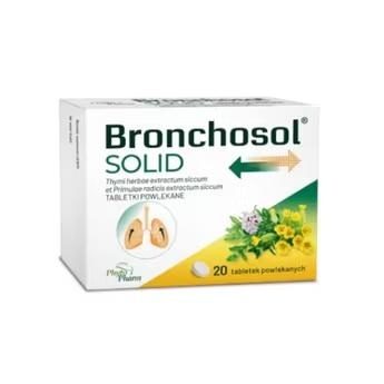 Bronchosol Solid 37,5mg+75mg, 20 tabletek powlekanych