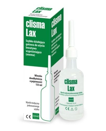 Clisma Lax lewatywa jednorazowa (enema) wlew.doodbyt. - 133 ml