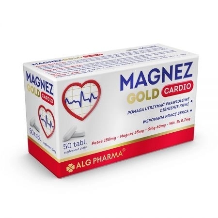 Magnez Gold Cardio tabl. 50 tabl. ALG