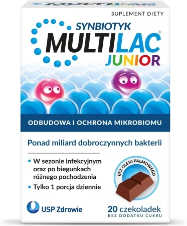 Multilac Junior czekoladka 20 szt. czekoladka - 20 szt.