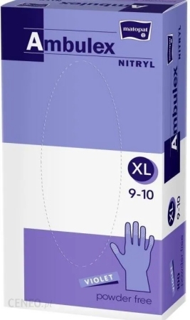 Rękawice nitrylowe  XL 1szt AMBULEX Cito - - 100 szt. (50 par)